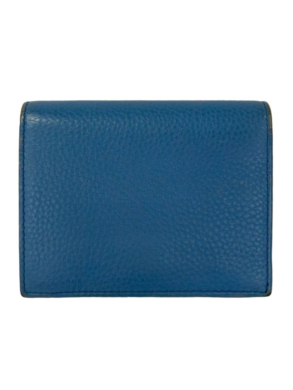 Prada Bifold Wallet Light Blue Leather - Picture 2 of 6